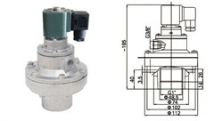 袋式1寸淹沒式脈沖閥 袋式1寸淹沒式脈沖閥